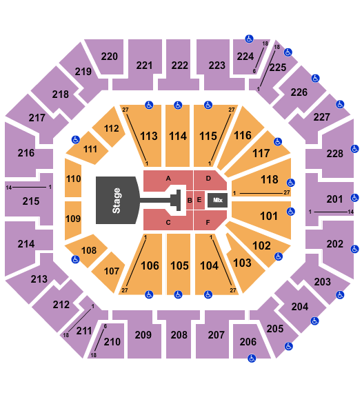 Colonial Life Arena Jonas Brothers Seating Chart